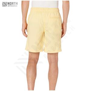 Pantalones Cortos Deportivos de Diseño para Hombre, Casuales, para Gimnasio, Fitness, Correr, Entrenamiento, de Poliéster y Algodón, con Patrón Liso - Product Image 2