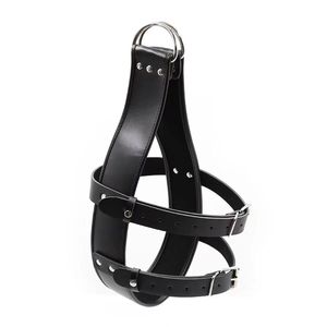 Capucha de Cuero para Juegos Sexuales para Adultos, Restricción de Cabeza para Parejas - Product Image 3