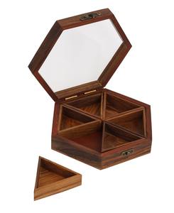 Caja de Especias Grande de Madera de Alta Demanda para Almacenar Especias o Condimentos y Sazonadores, Disponible para Suministro al por Mayor - Product Image 3