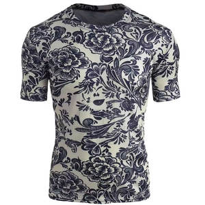 Precio al por mayor, camiseta de sublimación de alta calidad, ropa informal de ajuste Regular, personalizada para hombres, ecológica, transpirable, 100% poliéster - Product Image 1