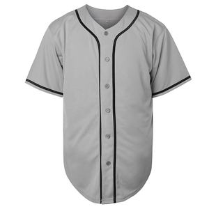 Usine en gros hommes Baseball Logo personnalisé impression et broderie uniforme de Baseball 100% Polyester qualité Baseball Jersey - Product Image 4