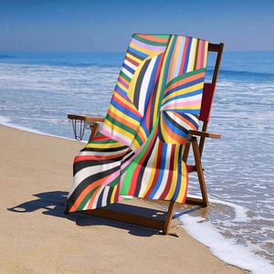 Customized <b>Extra</b> <b>Large</b> Rectangle Cotton Compressed Disposable Summer Beach Towel Sand-Free Quick Dry - Product Image 6