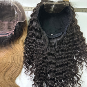 Prix de gros perruques pour femmes noires Naturelle droit HD dentelle frontale Fashion Design perruque cheveux humains dentelle frontale fermeture perruques - Product Image 2