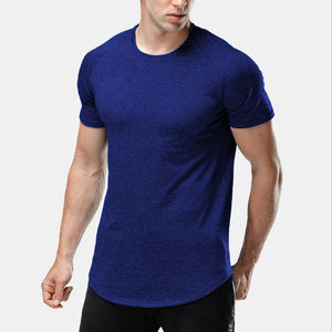 Camiseta de Gimnasio Personalizada al por Mayor de Alta Calidad, 95% Algodón, 5% Elastano, Camiseta Deportiva Lisa, Ropa de Fitness para Hombre, Ropa de Verano - Product Image 6