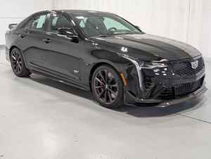 2024 CT4 V <b>Black</b> <b>wing</b> RWD is a high performance luxury sports sedan featuring a 3.6L twin turbo V6 engine - Product Image 4