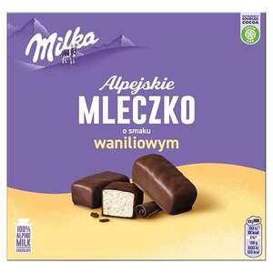 Essayez le chocolat Milka Alpejskie Mleczko Ptasie, bonbons enrobés de chocolat, guimauve à la saveur de vanille - Product Image 4
