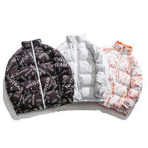 Veste bouffante à sublimation personnalisée veste à bulles coupe-vent tissu polyester mode grande taille fermetures éclair personnalisées lourdes - Product Image 4