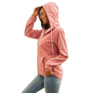 Vente en gros vêtements OEM logo imprimé sur mesure sweat à capuche en coton doux uni en vrac fermeture éclair vers le haut 2025 marque privée coupe ajustée survêtement pour hommes - Product Image 3