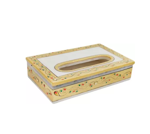 Porte-boîte à mouchoirs en marbre carré, vente d'usine, design martelé, porte-boîte à mouchoirs en papier pour la décoration de la maison, en vente - Product Image 3