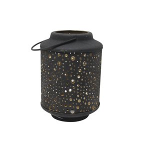 Wholesale Bulk <b>Iron</b> Decorative Lantern Matt Black Pc Candle Holder Lantern for Home Tabletop Halloween Decoration - Product Image 2