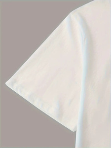 Fabricante directo 100% algodón camisetas de los hombres de calidad superior y duradero para uso al aire libre 260 gramos peso de la tela - Product Image 4