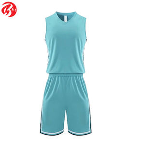 Tenues de basketball respirantes et antibactériennes 100 % polyester, dernière conception, très demandées, pour adultes, grandes tailles, vêtements d'entraînement - Product Image 4