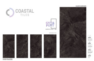 EMPERADOR BLACK High Glossy Tiles 600x1200MM / 24X48 at Best Rates - Product Image 6