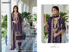 Salwar Kameez ผ้าโปร่งนุ่มดีไซเนอร์ด้วยการปักเพชรผสมผสานที่ลงตัวระหว่างความสง่างามความหรูหราและความสง่างามสำหรับโอกาสพิเศษ