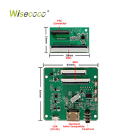 Écran TFT-LCD carré de 2,9 pouces 2160x2160 1058 PPI avec carte de commande pour HMD AR VR
