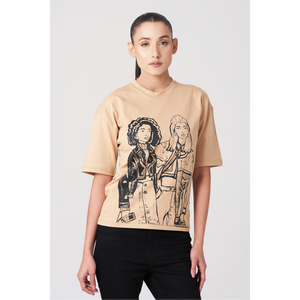 <b>Clay</b> Illustrated <b>Figure</b> T-Shirt - Product Image 2