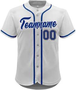Ensemble de maillots de baseball et de softball professionnels, nouveau modèle élégant, uniforme de vêtements de sport 100% en coton biologique à impression personnalisée - Product Image 5