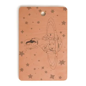 Esmalte impreso madera cocina profesional madera tabla de cortar Multi forma hecho a mano duradero uso duradero en precio al por mayor - Product Image 5