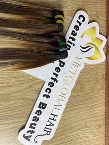 Superventas 100% mechones de cabello humano Natural recto Piano Color vietnamita virgen cutícula alineada cabello - Product Image 4