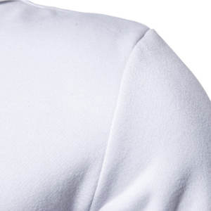 Sweat-shirts à capuche oversize pour hommes en molleton français de haute qualité 100% coton, style streetwear uni, fermeture éclair, motif à carreaux, logo brodé - Product Image 3