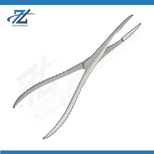 Pinza de Necrosis Sequestrum, Recta, Larga, con Mordazas Finas de 191 mm, Acero Inoxidable Quirúrgico, Manual, Certificación CE, Fabricante de Instrumentos - Product Image 2