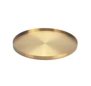 Elegante Bandeja de Servicio de Latón en Tono Dorado para Decoración Festiva que Agrega Riqueza y Sensación de Celebración a los Eventos - Product Image 1