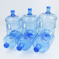 Bouteille d'eau Offre Spéciale de 19 litres et 5 gallons avec poignée seaux en plastique recyclables pour bureau à domicile