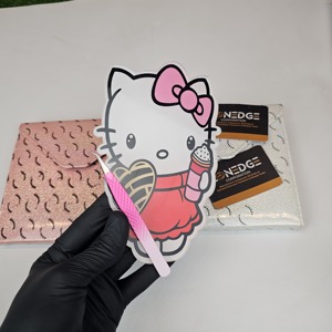 Nuevas Bandejas de Extensión de Pestañas de Plástico de Moda Innocent Kitty, Paleta de Extensión de Pestañas Magnéticas Acrílicas de Marca Privada - Product Image 1