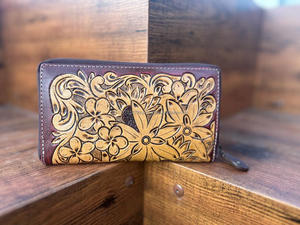 Bolso de mano de cuero de estilo occidental hecho a mano para mujer - Product Image 4