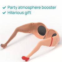 Lunettes de soleil originales et amusantes en forme de fesses, légères et portables, pour adultes, blague de fête, lunettes de forme amusante pour hommes et femmes, cadeaux amusants