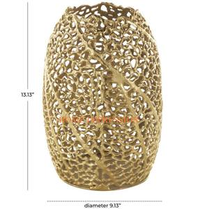 Decoración de mesa de fiesta de boda Floreros y macetas Centros de mesa de latón de metal de mayor calidad Macetas y jarrones en India - Product Image 4