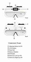 Équipement ophtalmique scientifique et chirurgical Pupillomètre numérique Règle PD Distance de la pupille Ophtalmologie Équipement d'optométrie...