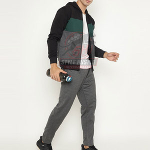 Latest Design Winter Men's <b>Tracksuit</b> Set Causal Long Sleeve Custom Color <b>Plain</b> <b>Tracksuit</b> For Sale - Product Image 5