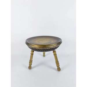 Taburete marroquí hecho a mano, puf otomano, cojín decorativo bohemio, reposapiés tradicional bereber, muebles para la sala de estar. - Product Image 1