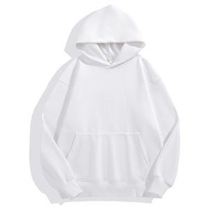 Coton mélangé de base OEM Service Hoodies Hommes Sweats à capuche pour hommes Logo personnalisé Bonne haute qualité Pull lourd surdimensionné 2025 - Product Image 2