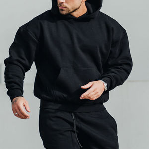 Nouveau design de sweat à capuche lourd pour hommes sweat à capuche vintage de haute qualité avec logo imprimé numériquement sweat-shirt de base en coton mélangé - Product Image 5