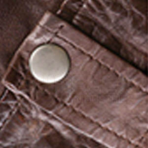 Vente directe usine, service OEM, veste en cuir de vachette légère pour homme, haute qualité, style urbain, motif lettres - Product Image 5