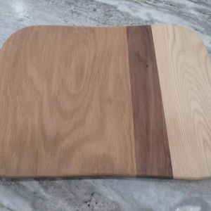 Planche à découper et plateau de service en bois, forme rectangulaire durable, épaisseur de 12 mm, passe au lave-vaisselle - Product Image 1