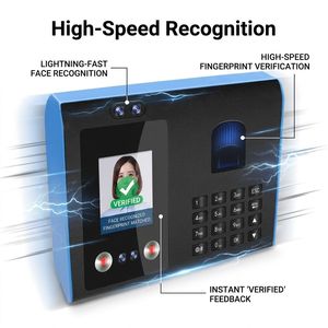 Comet FZ01 Scanner Biometrico Multifunzionale per Riconoscimento Facciale e Impronte Digitali, Rilevatore Presenze Dipendenti, Capacità 500 - Product Image 6
