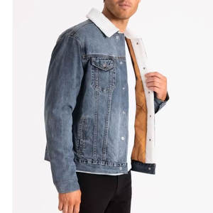 Nouveau design de veste en jean personnalisée pour hommes vestes en jean de qualité supérieure pour printemps et automne vestes pour hommes au prix de gros - Product Image 4