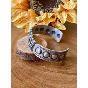 Martha Cayatineto Collection Elegant Sterling <b>Silver</b> Fashion <b>Cuff</b> <b>Bracelet</b> - Product Image 4