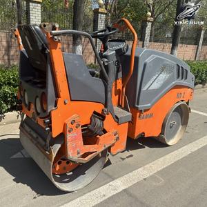 Rodillo Compactador Vibratorio de Doble Tambor HAMM HD8VV Usado, 1.5 Toneladas de Peso Operativo, Marca Alemana Original, Compactador Pequeño - Product Image 4