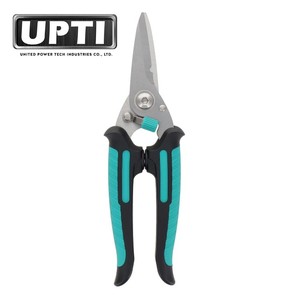 Taiwan Made High Quality Professional DIY <b>Tools</b> 185mm Multi-Functional Heavy Duty <b>Ratchet</b> Scissors Blades Rubber Plastic - Product Image 3
