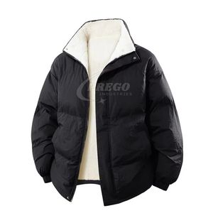 เสื้อแจ็คเก็ตพัฟเฟอร์กันหนาวแบบ unisex กันน้ำ กันลม ระบายอากาศ แห้งเร็ว มีฮู้ด คอจีน ทรงหลวม สวมใส่สบาย บุด้วยผ้าฝ้าย - Product Image 1