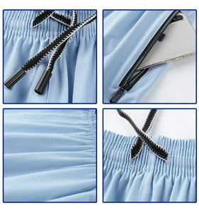 Pantalones cortos para correr de gimnasio para hombre, ropa de calle de verano transpirable y de secado rápido, ropa de entrenamiento informal, algodón 100% con patrón de pantalones cortos calientes - Product Image 4