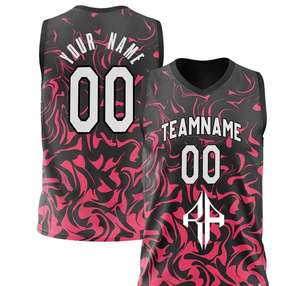 Camisetas de baloncesto de sublimación para hombre al por mayor de calidad superior 100% poliéster logotipo personalizado de alta calidad verano Atlántico - Product Image 4