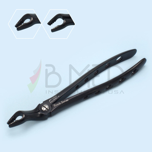 Forceps d'extraction universel pour molaire supérieure # 2067AE Revêtement noir titane - Product Image 4