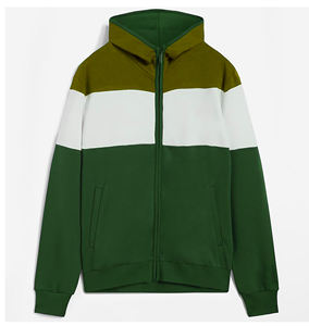 Factory Wholesale Cotton Pullover <b>Hoodies</b> for <b>Men</b> Solid Beige Kangaroo Pocket Thermal <b>Lined</b> <b>Fleece</b> Design Custom logo - Product Image 5