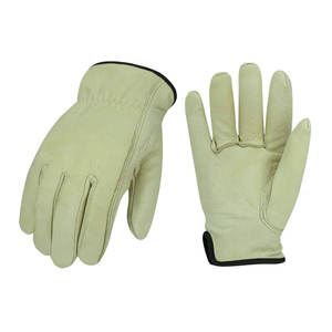 Guantes de trabajo de seguridad para las manos con logotipo personalizado Guantes de soldadura de cuero sintético original o Pu - Product Image 4