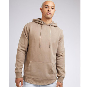 Wholesale Men's Curved Hem <b>Longline</b> Gym 100% Cotton Bodybuilding <b>Hoodie</b> Custom Logo OEM Fitness - Product Image 6